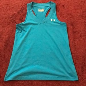 UA racer back tank top- Turquoise